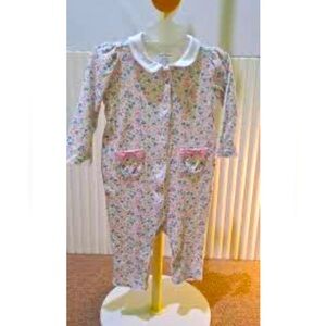 Ralph Lauren One Piece Outfit Long SLeeve Baby Doll Collar Floral 6 Month